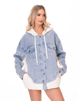 ג'קט ג'ינס שילוב סריג