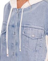 ג'קט ג'ינס שילוב סריג