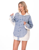 ג'קט ג'ינס שילוב סריג