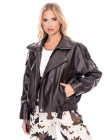 ג׳קט דמוי עור