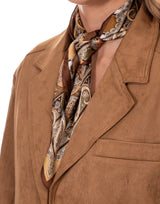 ג׳קט מחויט סוויד