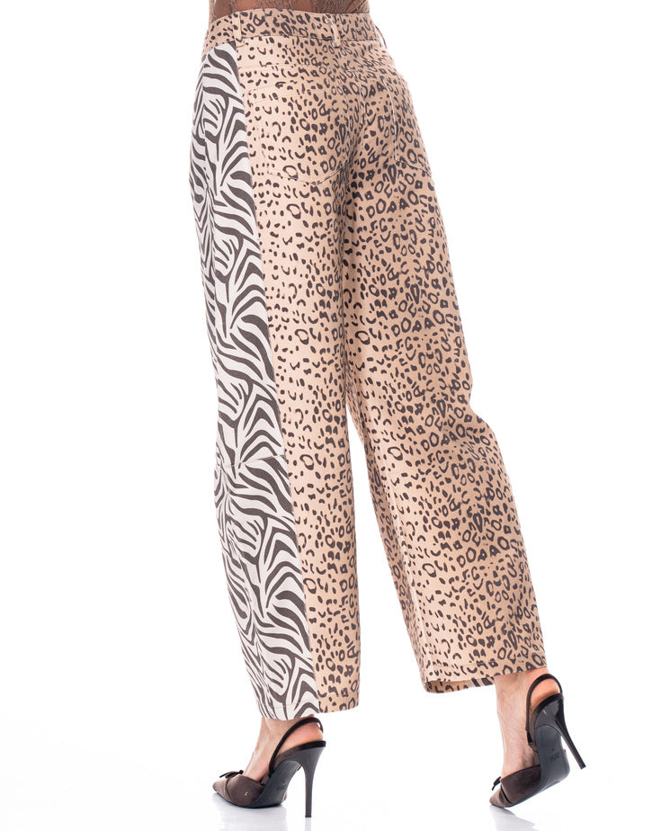 מכנס בלון הדפס מנומר