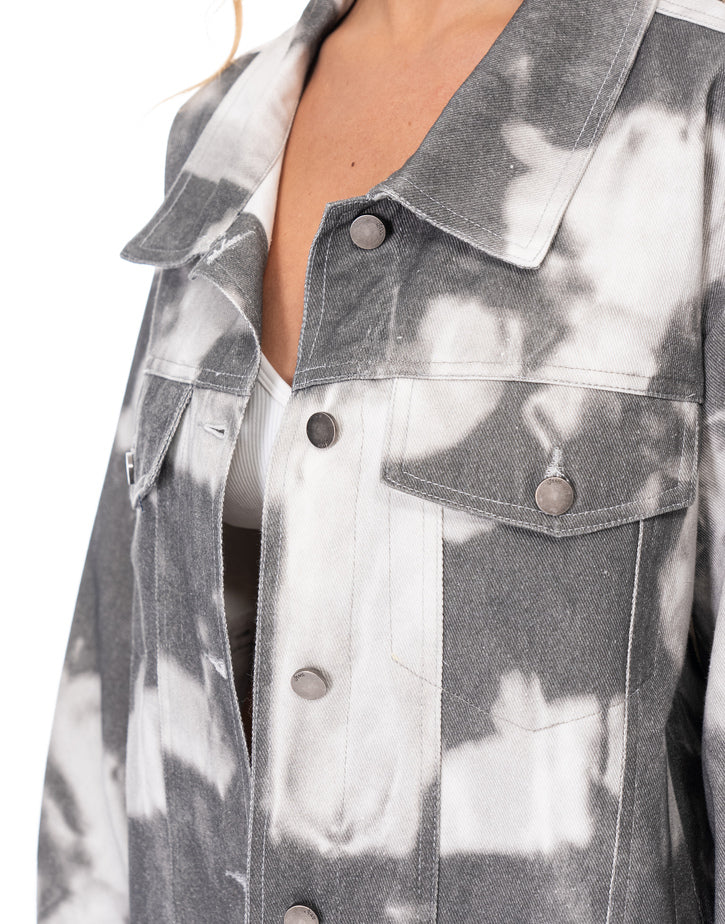 ג'קט ג'ינס הדפס