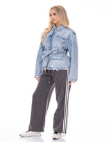 ג׳קט ג׳ינס קשירה