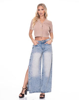 קרדיגן סריג כפתורי זהב