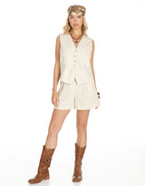 חליפת ווסט פשתן