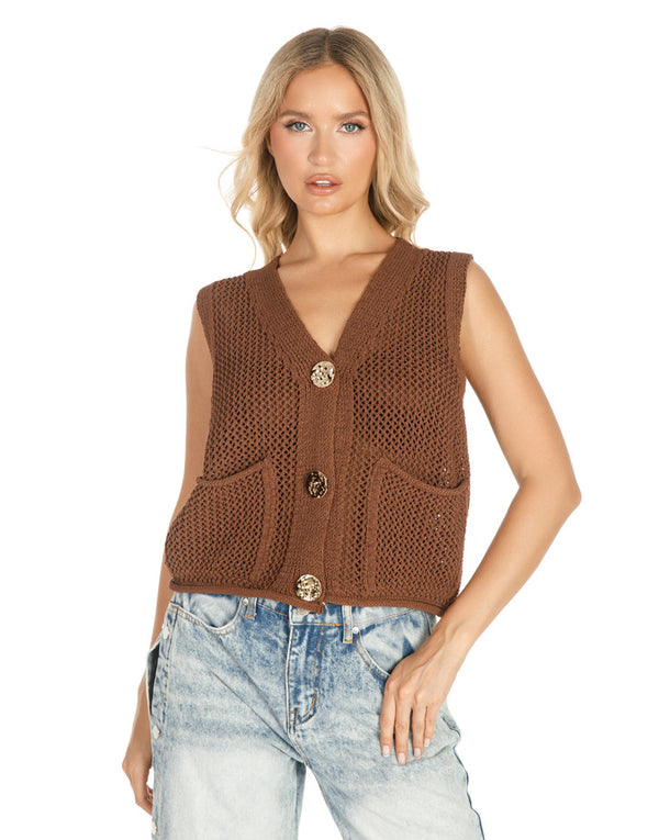 קרדיגן סריג כיסים