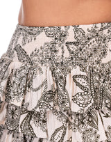 חצאית קומות הדפס