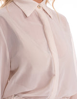 חולצה מכופתרת שיפון