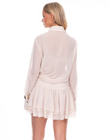 חצאית שיפון קשירה