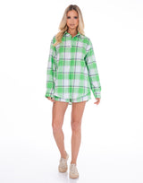 חליפה שורט משבצעות