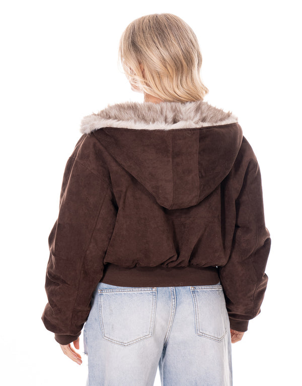 ג׳קט קפוצ׳ון פרווה