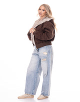 ג׳קט קפוצ׳ון פרווה