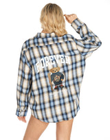 חולצה משובצת דובי