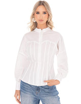 חולצה דמוי מחוך קשירות בגב