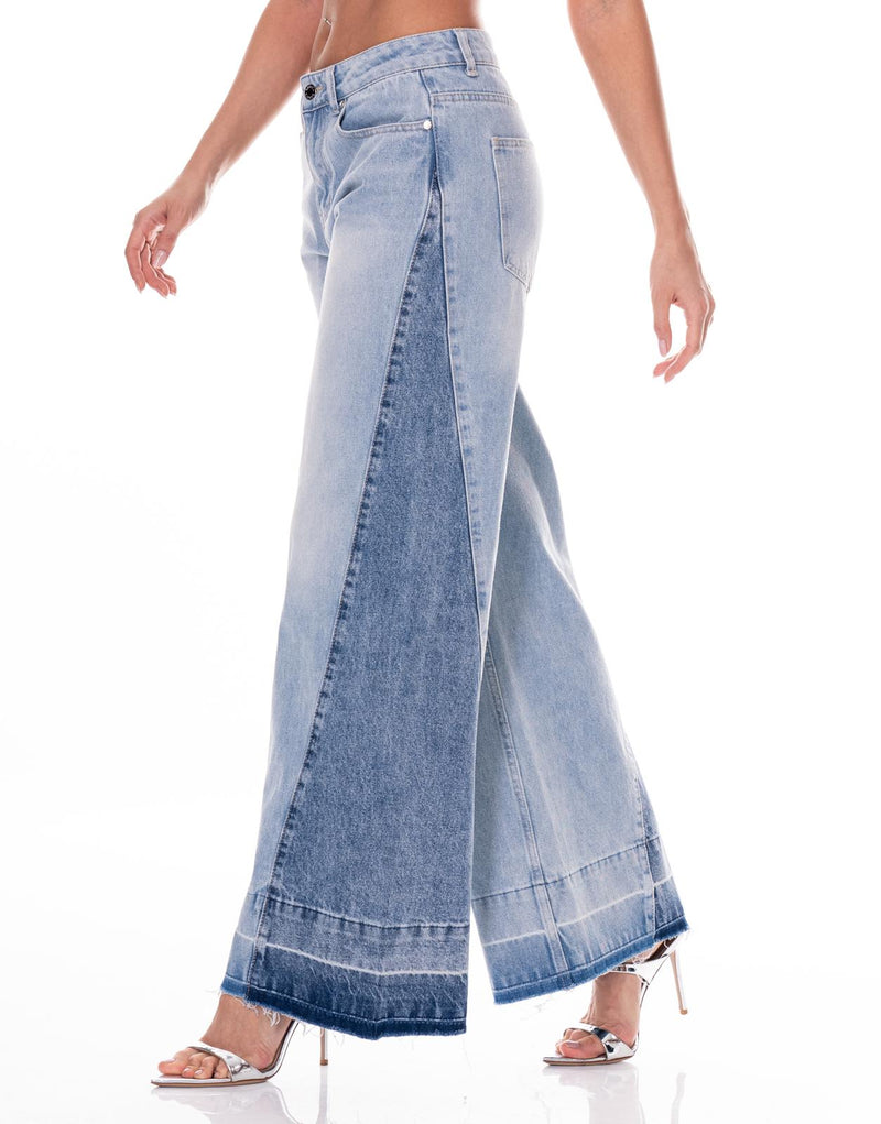 ג'ינס חצי חצי